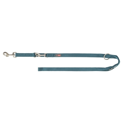 Trixie Hondenriem Premium Verstelbaar Petrol Blauw 200X2,5 Cm