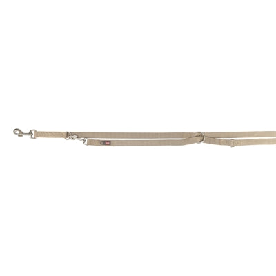 Trixie Hondenriem Premium Verstelbaar Zand Taupe 200X1,5 Cm