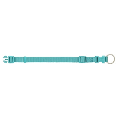 Trixie Halsband Hond Premium Aqua Blauw 22-35X1 Cm