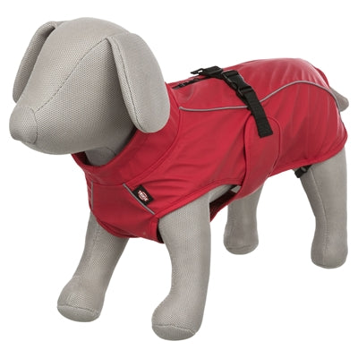 Trixie Regenjas Hond Vimy Rood Rug 62 Cm Buik 78-82 Cm