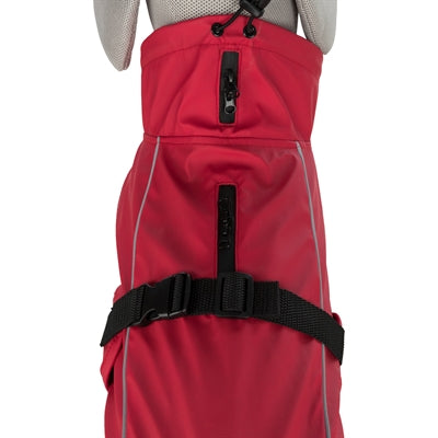 Trixie Regenjas Hond Vimy Rood Rug 62 Cm Buik 78-82 Cm