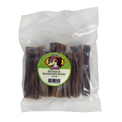 Petsnack Rundvlees Rond Keelpit 100 Gr