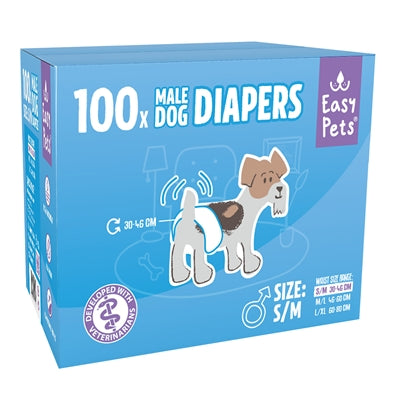 Easypets Hondenluiers Reu S/M 100 St