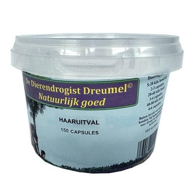Dierendrogist Bij Haaruitval Capsules 150 St