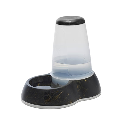 Savic Drinkbak Loop Marble Zwart / Goud 32,5X22X29 Cm 3 Ltr