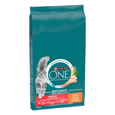 Purina One Sterilcat Kip / Tarwe 7,5 Kg