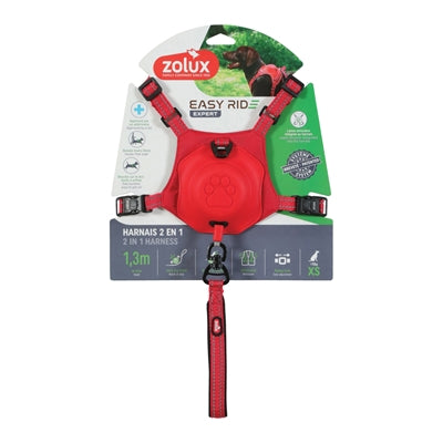 Zolux Easyride Hondentuig Rood Xs 26-38X33-43 Cm