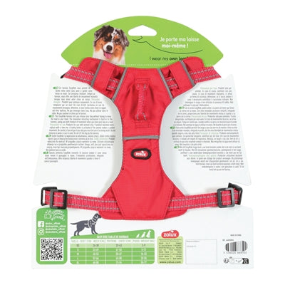 Zolux Easyride Hondentuig Rood Xs 26-38X33-43 Cm