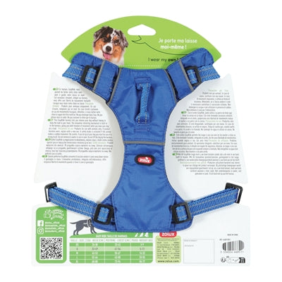 Zolux Easyride Hondentuig Blauw S 33-49X41-54 Cm