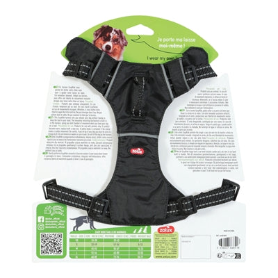 Zolux Easyride Hondentuig Zwart S 33-49X41-54 Cm
