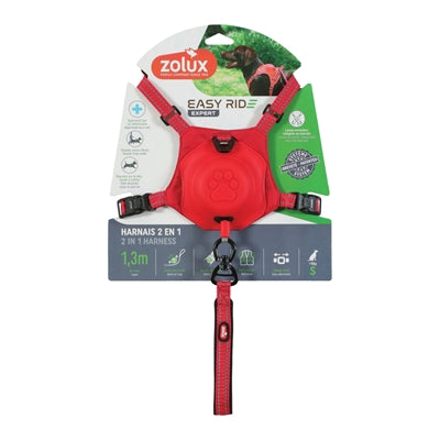 Zolux Easyride Hondentuig Rood S 33-49X41-54 Cm