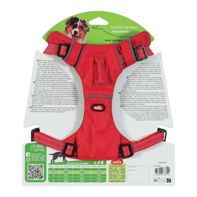 Zolux Easyride Hondentuig Rood S 33-49X41-54 Cm