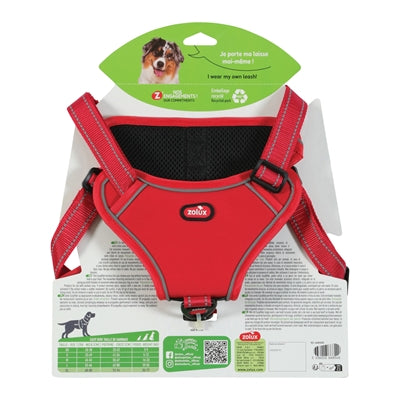 Zolux Easyride Hondentuig Rood Xl 56-80X73-94 Cm