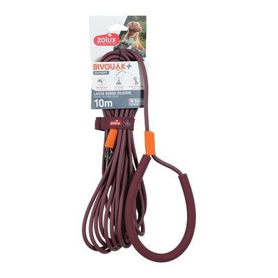Zolux Bvk Sleeplijn Rond Siliconen Rood 10 Mtr X 0,6 Cm