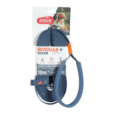 Zolux Bvk Sleeplijn Plat Siliconen Blauw 10 Mtr X 1,5 Cm