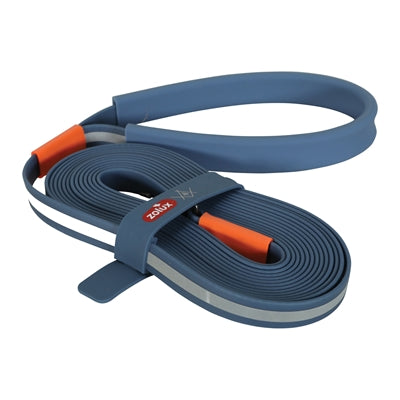 Zolux Bvk Sleeplijn Plat Siliconen Blauw 15 Mtr X 1,5 Cm