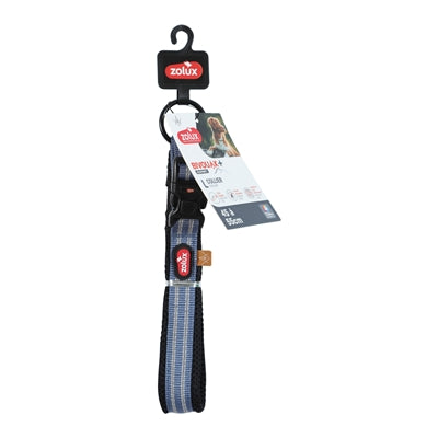 Zolux Bvk Halsband Hond Blauw L 45-55 Cm X 3,5 Cm