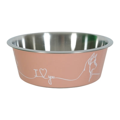 Zolux Love Voerbak Hond Roze 20,6 Cm 1.7 Ltr