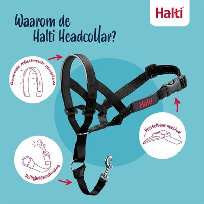The Company Of Animals Company Of Animals Halti Headcollar Zwart Nr 3