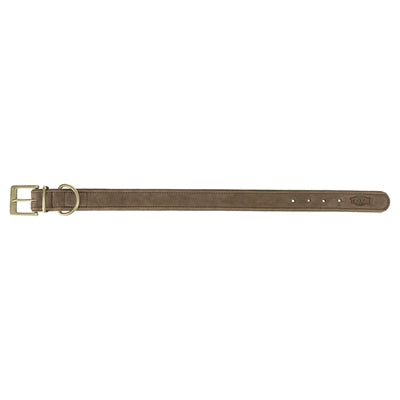 Trixie Halsband Hond Pure Leer Bruin M 36-43X3 Cm