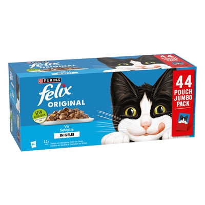 Felix Original Vis Selectie In Gelei 44X85 Gr