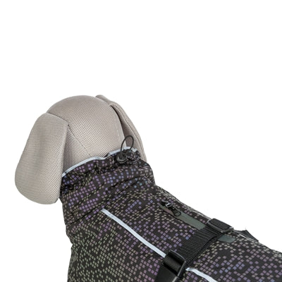 Trixie Hondenjas Limoux Reflect Zwart / Grijs 45 Cm