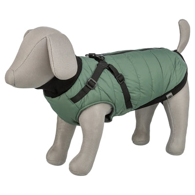 Trixie Hondenjas Pontis Met Tuig Saliegroen 40 Cm