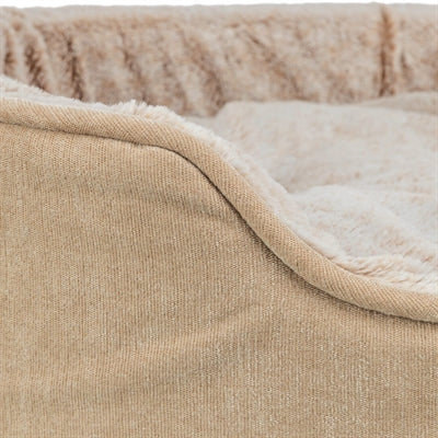 Trixie Vital Hondenmand Lino Soft Ovaal Beige / Creme 83X67 Cm