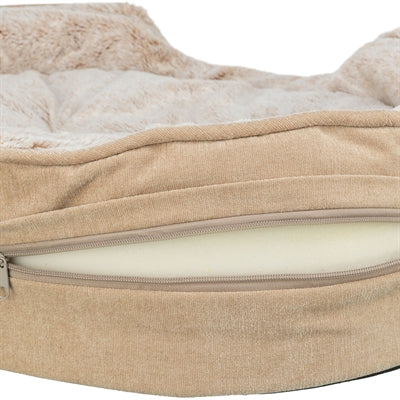 Trixie Vital Hondenmand Lino Soft Ovaal Beige / Creme 110X92 Cm