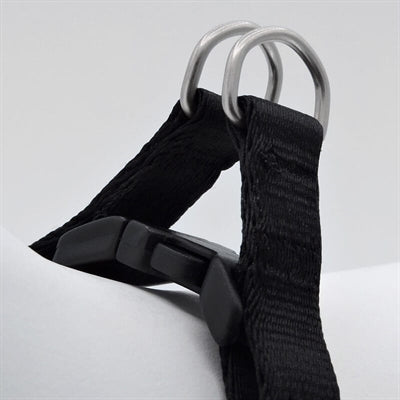 Morso Mini Hondentuig Verstelbaar Gerecycled Zwart 24-32X1,5 Cm