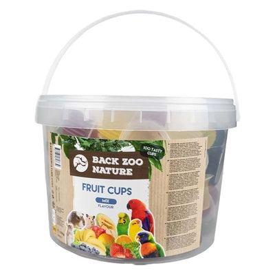 Back Zoo Nature Fruitcup Mix Assorti 100 St