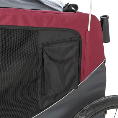 Trixie Hondenfietskat Grijs / Rood 80/145X75X86 Cm