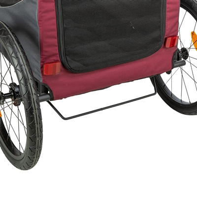Trixie Hondenfietskat Grijs / Rood 80/145X75X86 Cm