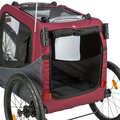 Trixie Hondenfietskat Grijs / Rood 80/145X75X86 Cm