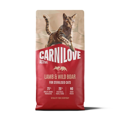Carnilove Active Adult Sterilised All Breeds Lamb / Wild Boar 6 Kg