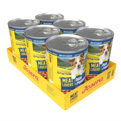 Josera Meat Lovers Menu Duck & Pumpkin 6X400 Gr
