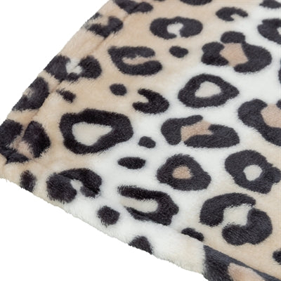 Trixie Hondendeken Leo Softpluche Panterprint Creme 150X100 Cm