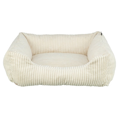 Trixie Vital Hondenmand Jonna Hoekig Ribfluweel Creme 120X80 Cm