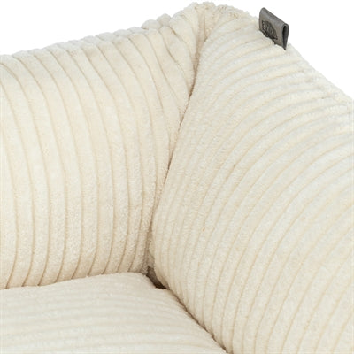 Trixie Vital Hondenmand Jonna Hoekig Ribfluweel Creme 120X80 Cm