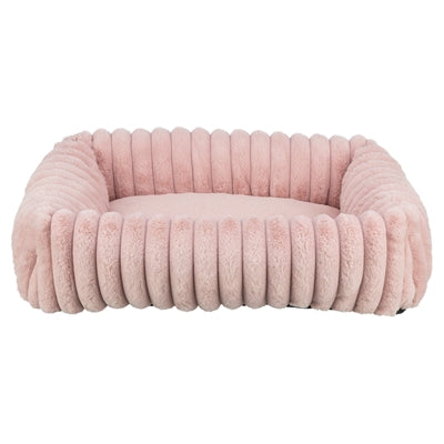 Trixie Hondenmand Lonni Hoekig Ribfluweel Roze 100X70 Cm