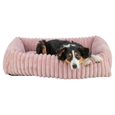 Trixie Hondenmand Lonni Hoekig Ribfluweel Roze 100X70 Cm