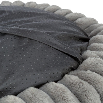 Trixie Hondenmand Lonni Rond Brede Ribstof Antraciet 60X60X13Cm