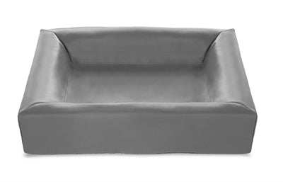 Bia Bed Kunstleer Hoes Hondenmand Grijs Bia-3 70X60X15 Cm