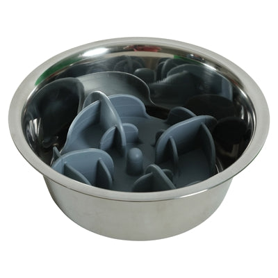 Zolux Slowfeeder / Inzet Stuk Voor Voerbak Silicone Blauw 17,5X17,5X4,5 Cm