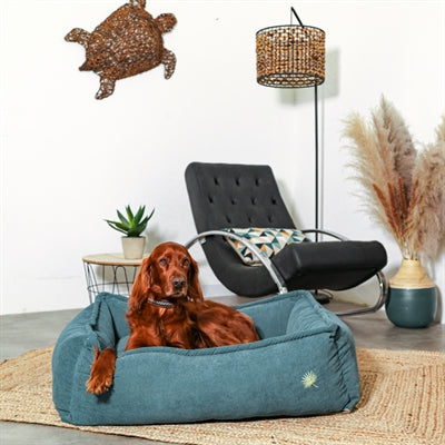 Zolux Hondenmamd Toscane Hoekig Gerecyclede Vulling Blauw 85X65X27 Cm