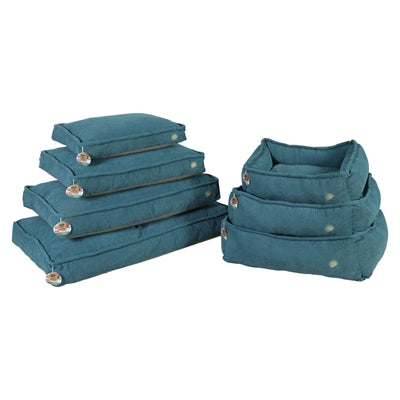 Zolux Hondenmamd Toscane Hoekig Gerecyclede Vulling Blauw 85X65X27 Cm