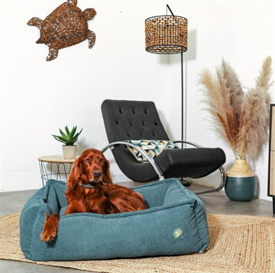 Zolux Hondenmamd Toscane Hoekig Gerecyclede Vulling Blauw 95X76X29 Cm