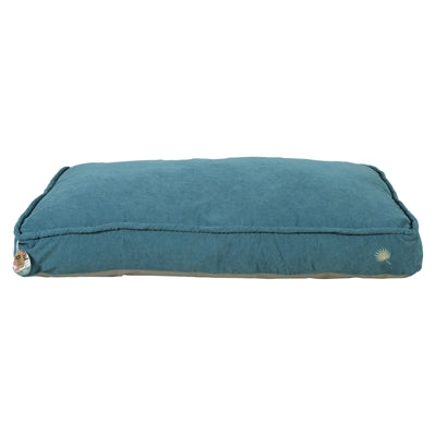 Zolux Hondenkussen Toscane Hoekig Gerecyclede Vulling Blauw 129X79X24 Cm
