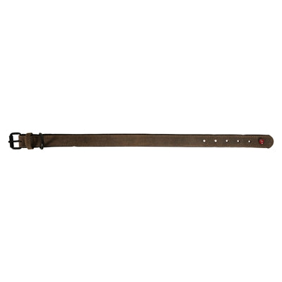 Zolux Expert Halsband Hond Premium Leer / Neopreen Bruin 70X3 Cm