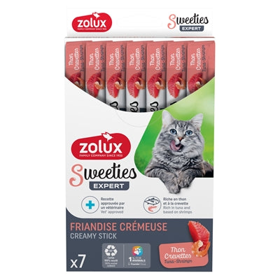 Zolux Sweeties Expert Creamy Stick Tonijn / Garnaal 7X14 Gr